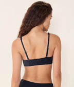 The Havana Bikini Top - Flat - Black