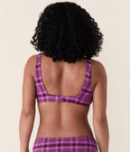 The Rye Bikini Top - Plaid - Crocus Plaid