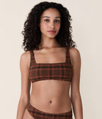 The Rye Bikini Top - Plaid - Sierra Plaid