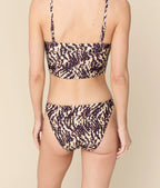 The Signature Bikini Bottom - Eco Nylon - Spotted Leopard