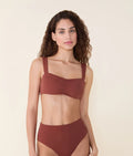 The Sahara Bikini Top - Eco Nylon - Caramel
