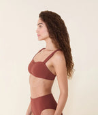 The Sahara Bikini Top - Eco Nylon - Caramel