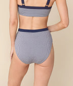 The Davenport Bikini Bottom - Micro Gingham - Juniper