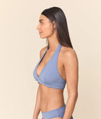 The Majorca Bikini Top - Polka Dot - Wisteria