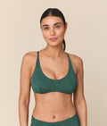 The Essex Bikini Top - Botanical - Pine