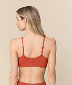The Maui Bikini Top - Botanical - Ember