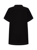 Mae Popover Mini Dress - Black