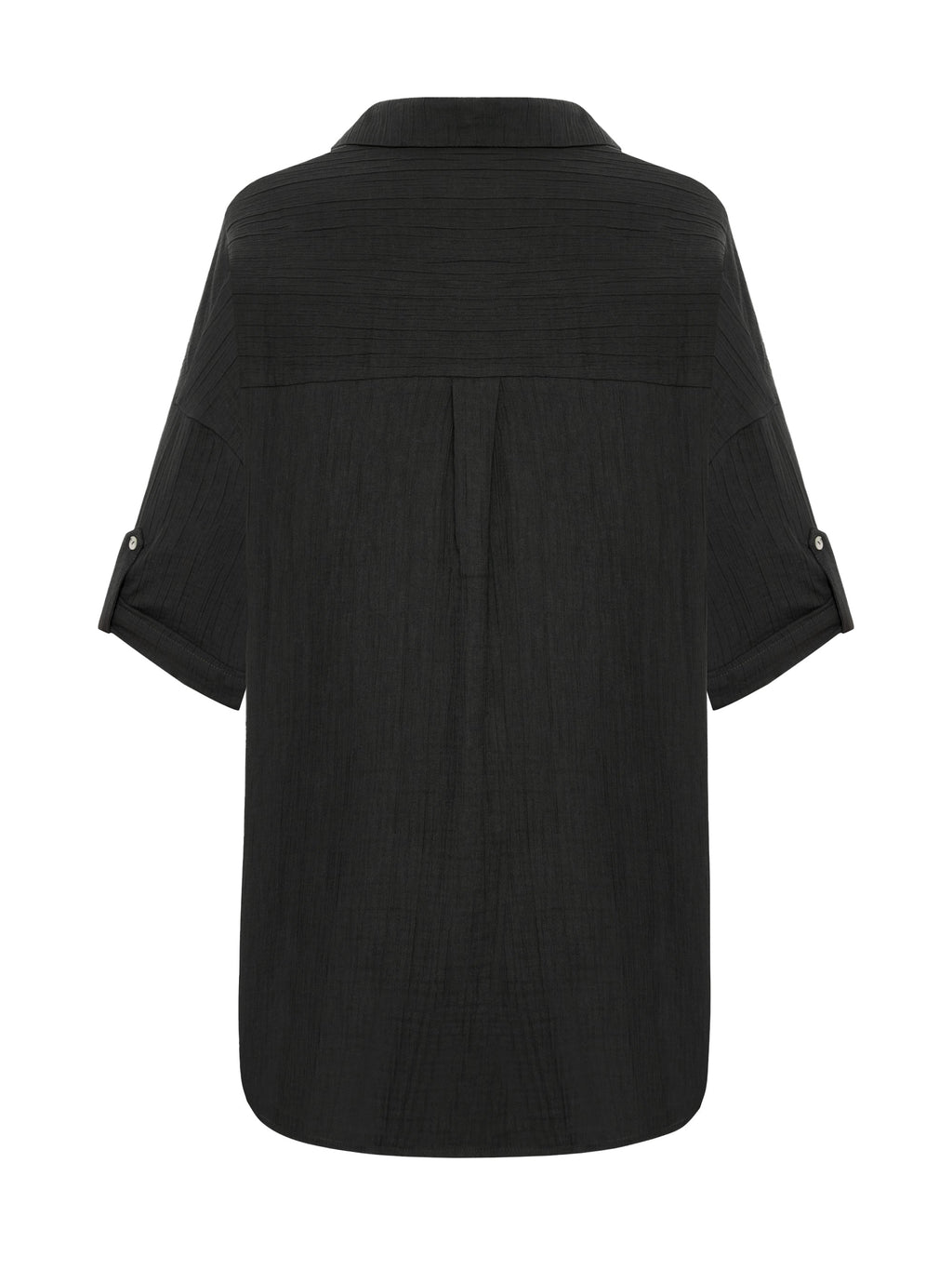Kaya Oversized Shirt Dress - Charcoal