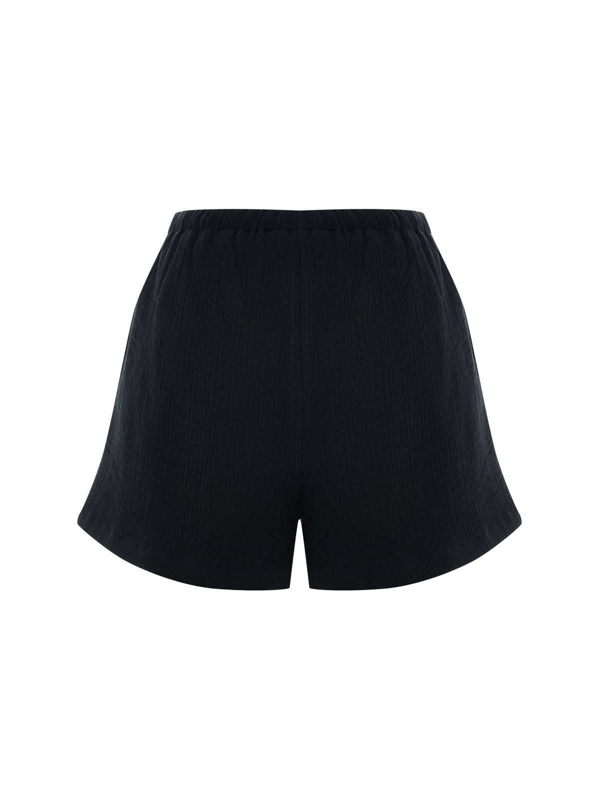 Aura Drawstring Shorts - Black