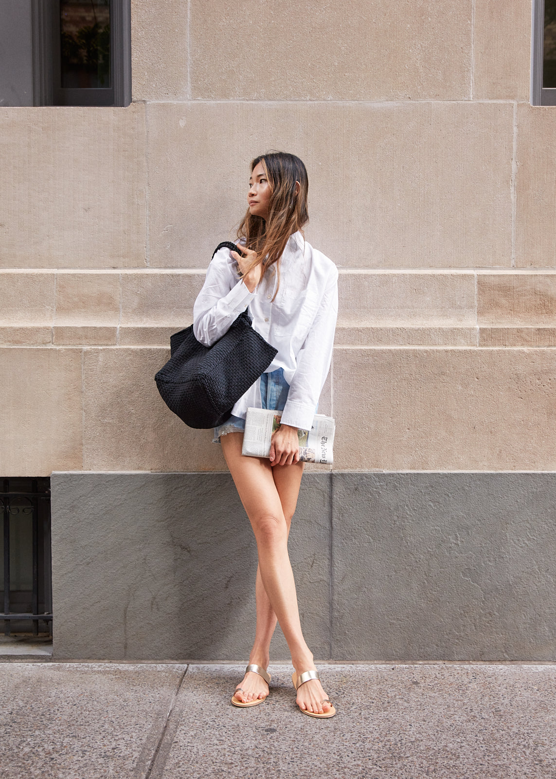 Soona Upcycled Woven Cotton Tote Bag