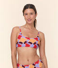 The Maui Bikini Top - Eco Nylon - Mod Geo