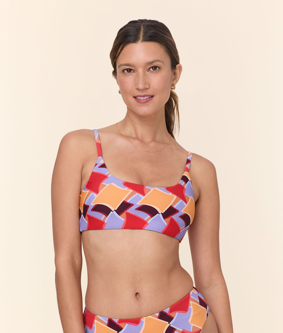 The Maui Bikini Top - Eco Nylon - Mod Geo