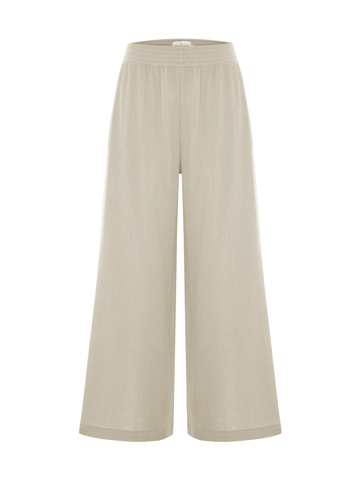 Aura Palazzo Pants - Oatmeal