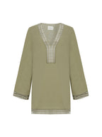 Positano Dress - Khaki Green