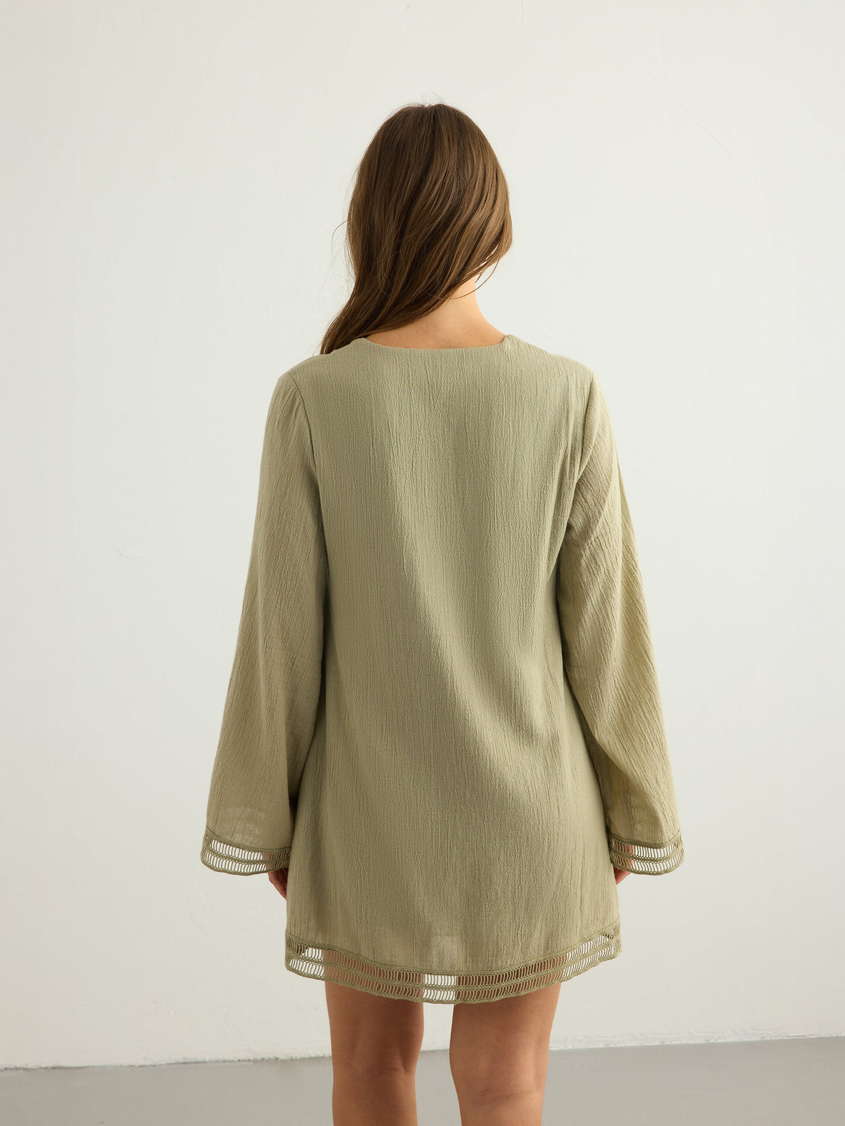 Positano Dress - Khaki Green
