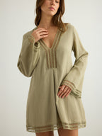 Positano Dress - Khaki Green
