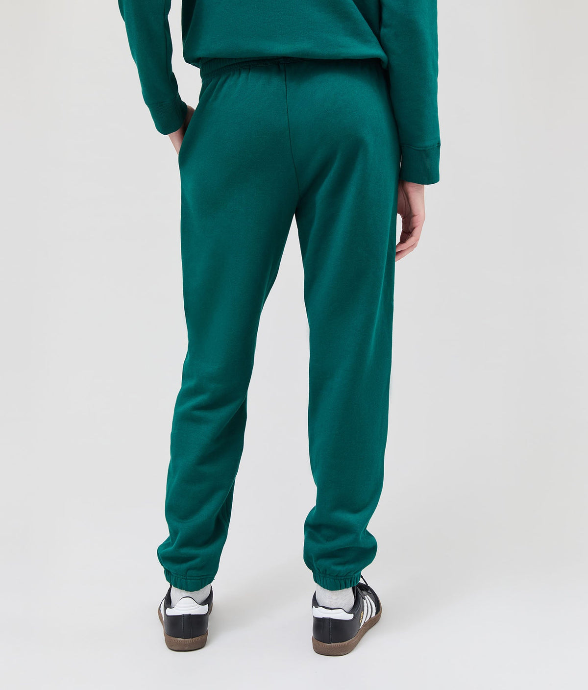 Womens Recycled Fleece Classic Sweatpant - Recycled Fleece - Rainforest