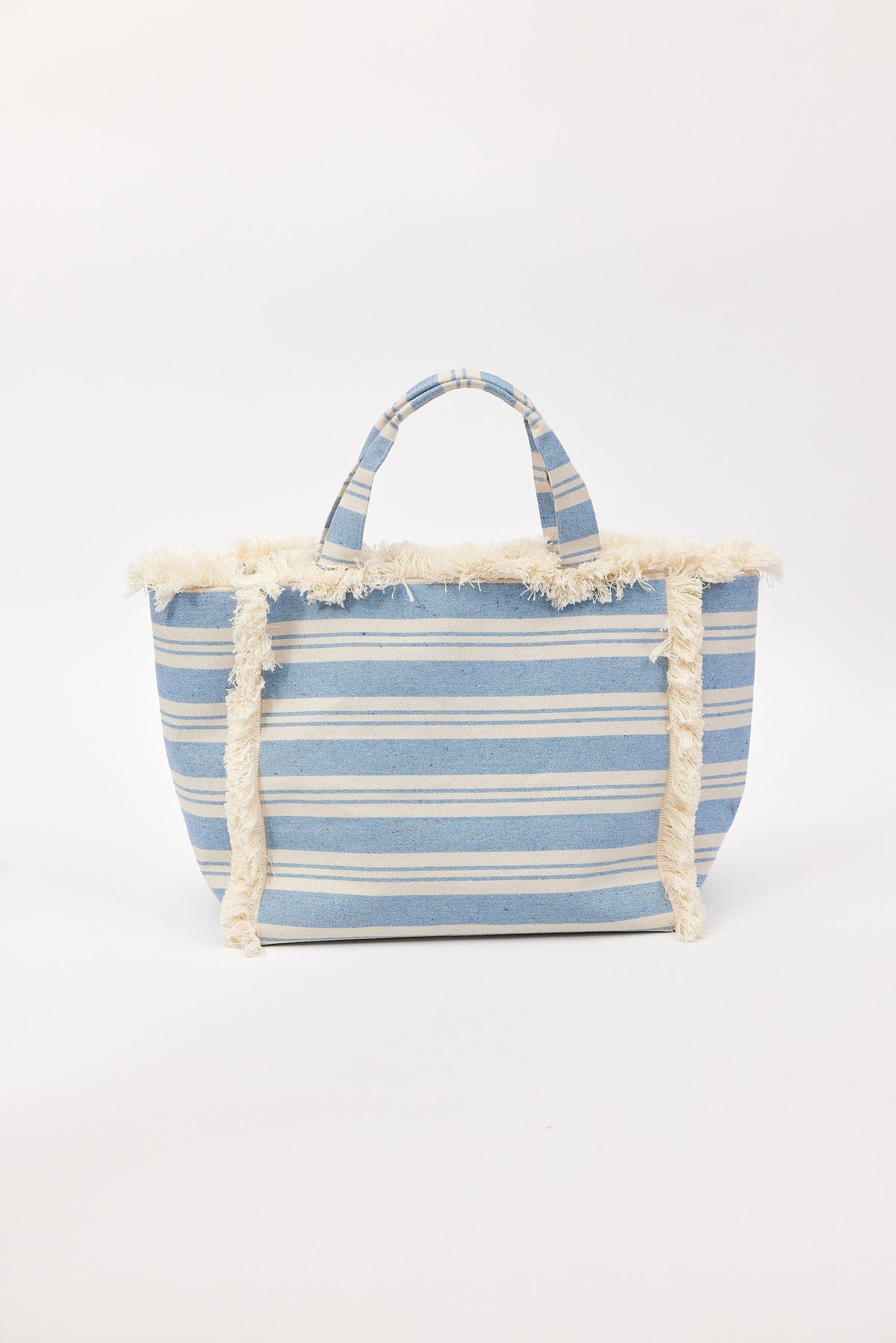 Striped Canvas Beachy Tote