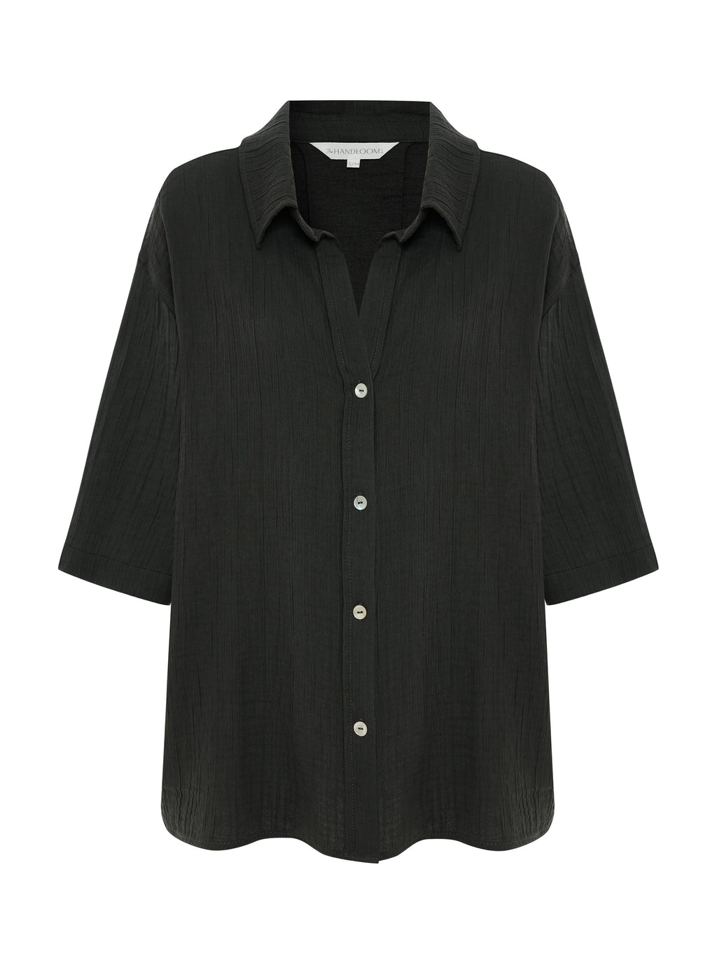 Kaya Boyfriend Shirt - Charcoal