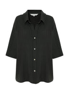 Kaya Boyfriend Shirt - Charcoal