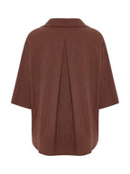 Kaya Boyfriend Shirt - Terracotta