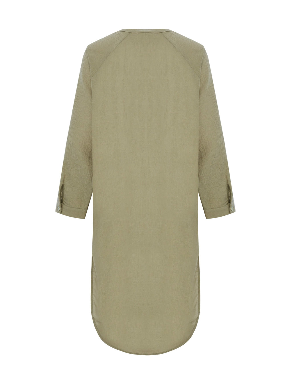 Terra Shirt Dress (Khaki Green)