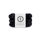 Jet Black Small Towel Scrunchies