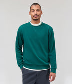 Mens Recycled Fleece Sweatshirt - Recycled Fleece - Rainforest