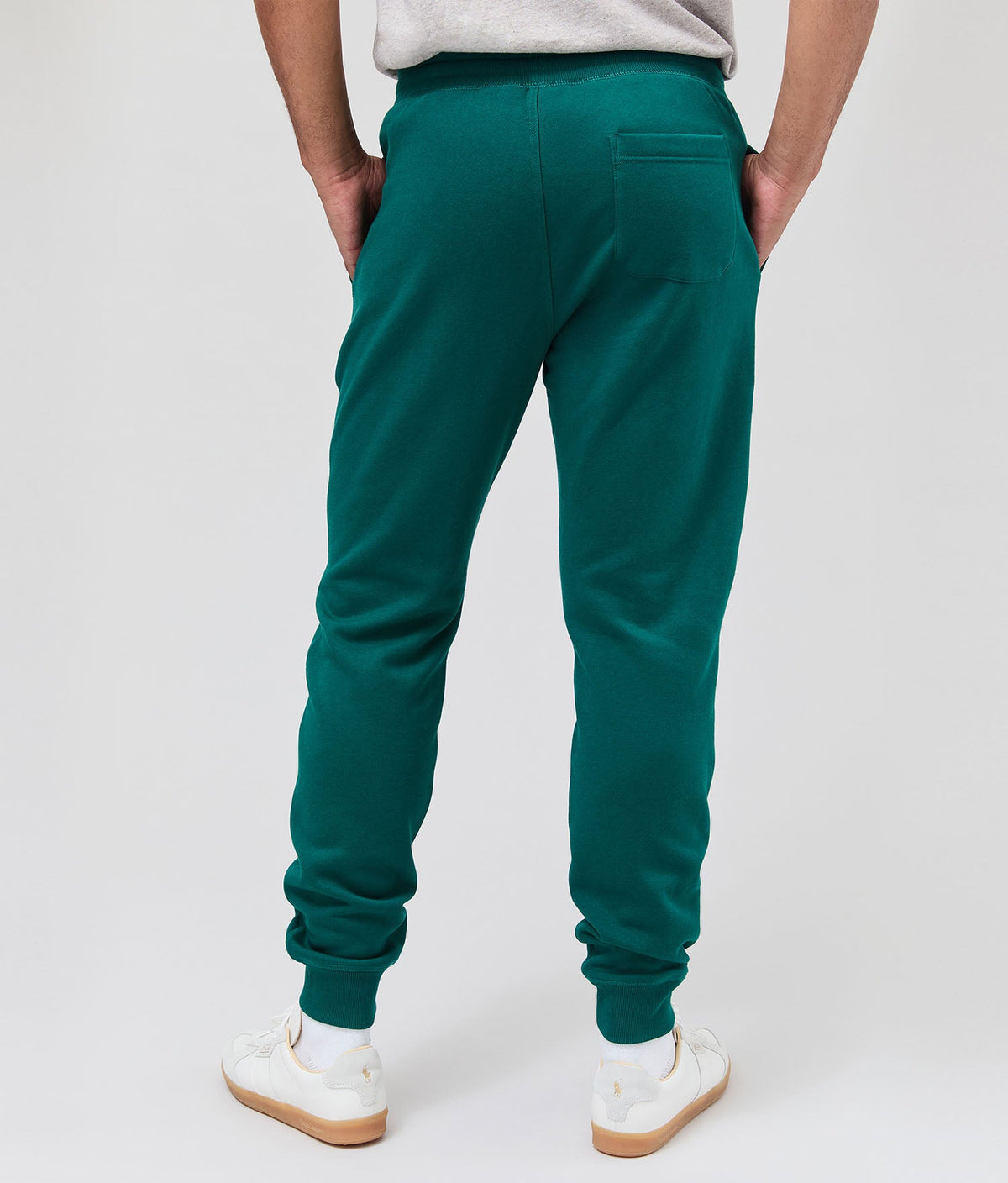 Mens Recycled Fleece Tapered Sweatpant - Recycled Fleece - Rainforest