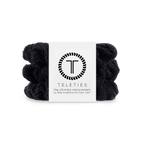 Jet Black Large Towel Scrunchies