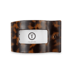Tortoise Medium Flat Rectangle Hair Clip