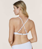 The Valencia Bikini Top - Ribbed - White